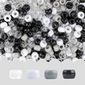 Pony Beads 4000 Pcs, Beads for Bracelets, Hair Beads, Beads for Jewelry Making by anpiwshjo
