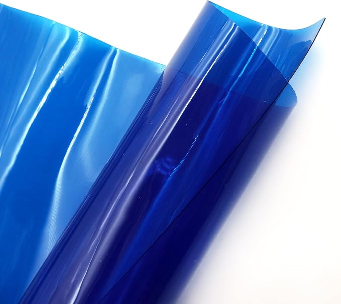 David accessories Transparent PVC Holographic Vinyl Sheets 1 Roll 11.8''x47'' - Image 2