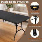 SUPER DEAL 8FT Folding Picnic Table - Image 4