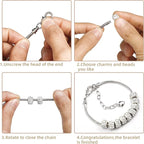 20 Pcs Snake Chain Charm Bracelet Chains - Image 5
