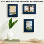 RPJC 3.5x5 inch Picture Frame Made of Solid Wood High Definition Glass - Image 4