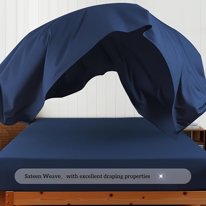 Cotton Flat Sheets Only, 600 TC 100% Cotton Flat Sheet Top Sheet Only, Twin - Image 9