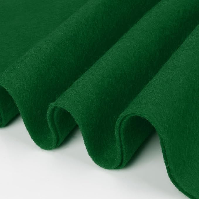 Moss Green Fabric Sheet 36" X 36", 1.4mm Thick Large Soft Durable Flexible by MITINU