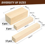 BeaverCraft Basswood Carving Blocks BW24 pcs - Image 3