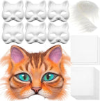 Seenelling DIY Therian Mask Kit Blank Cat Mask by Seenelling