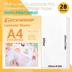 TECKWRAP Holographic Laminate Sheets Waterproof Laminating Sheets - Image 2