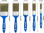 King Origin Paint Brush Set, 10 Pack Paint Brush 0.5" 1" 1.5" 2" 2.5" | Chip - Image 2