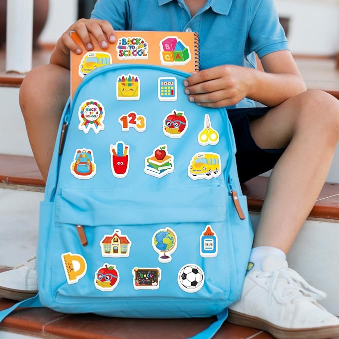 300Pcs Back to School Foam Stickers, Colorful Self-Adhesive First Day of School - Image 5