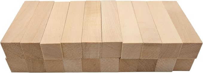 20PCS Basswood Carving Blocks, Whittling Wood Carving Kit, Unfinished Wooden - Image 6