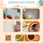 SDOYUNO Punch Needle Kit with Frame - Image 7