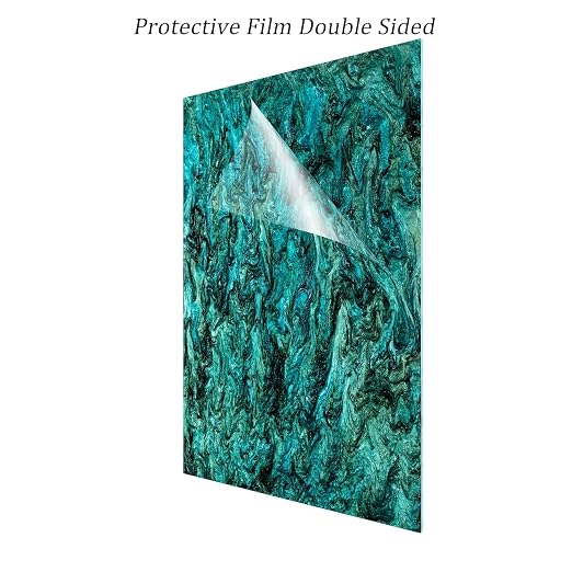 TOEPODO Pearlescent Marble Acrylic Sheets 1/8" Glitter Cast Opaque Plexiglass - Image 3