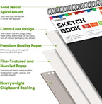 Soucolor Sketch Book 9x12, 100 Sheets, Kids Art Sketchbook - Image 7