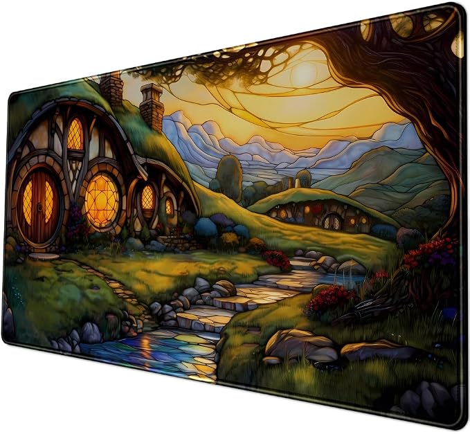 Cute House Anime Mouse Pad Desk Mat Gaming Playmat MTG Game Mat Large Gaming - Image 5