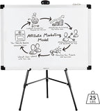 Amazon Basics High Boardroom Height Adjustable Flipchart Whiteboard and Display - Image 6