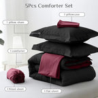 JOLLYVOGUE Twin XL Comforter Set, Ultra-Soft Bed in a Bag Twin XL Size 5 Pieces - Image 5