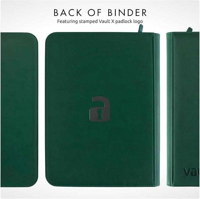 Vault X 9 Pocket Zip Trading Card Binder 360 Cards Exo-Tec | Holds 360 - Image 9