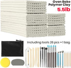 CALPALMY Oven Bake Polymer Clay 5.5lb - Image 2