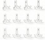artliving 3inch Clear Plastic Easels or Stand/Plate Holders to Display Pictures by Artliving