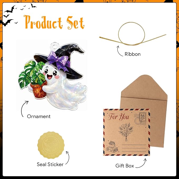 WaaHome Halloween Ghost Ornament - Image 4
