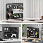 PEGZONE Clamp on Desk Pegboard, 20.4" x 16.5", - Image 5