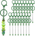 28 Pcs Beadable Keychain Bars by DNLEGULI