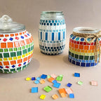 LITMIND 1.1LB Multi-Color Mix Crystal Glass Mosaic Tiles – 0.6 Inch Square - Image 6