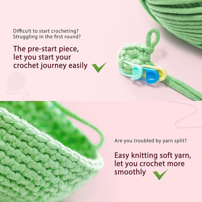 CrochetBox Crochet Kit for Beginners Adults - Image 6
