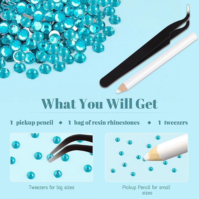 4000PCS 5mm Resin Rhinestones Bulk - Image 6