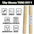 TORC Champagne Glitter HTV Heat Transfer Vinyl 2 Rolls Iron on Vinyl - Image 3