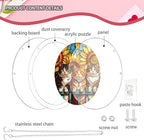 83-Piece Acrylic Puzzle Suncatcher, Stained Glass Style Art DIY Puzzle - Image 5