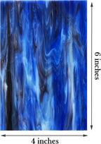 LITMIND 12 Sheets Variety Stained Glass Sheets Pack, 4 x 6 inch Mosaic Glass - Image 5