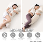 Peallow – Long Round Body Pillow - Image 5