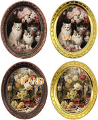 iLAND Miniature Dollhouse Accessories, 4 Dollhouse Picture Frames Set w/Printed - Image 9