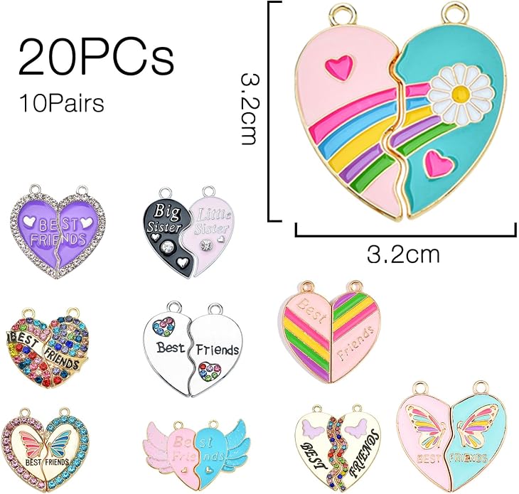 Bulk Gold Enamel Charms for Jewelry Making, Colorful Metal Charms Pendant for - Image 4