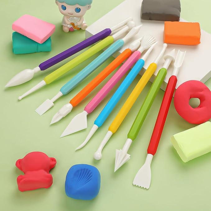 36PCS Clay Sculpting Tools, Double Head Air Dry Clay Carving Tools Kits - Image 6