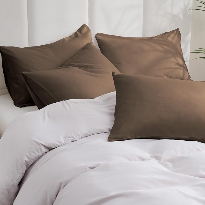 ZPECC Pillow Cases Queen Size Set of 4, 20x30 Envelope Closure Pillowcases - Image 2