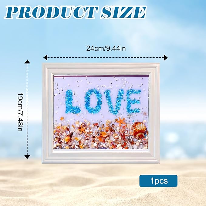 CIYOJA Sea Glass Stained Glass Kit – Love Mosaic Art Kit - Image 7