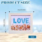 CIYOJA Sea Glass Stained Glass Kit – Love Mosaic Art Kit - Image 7