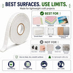 2 Rolls Pre-Cut Double Sided Foam Tape, 460 Large Craft Pads or Card Making - Image 8