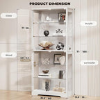 BROTTAR 6-Tier 71" Display Cabinet - Image 2