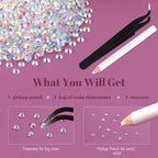 6000PCS 4mm Resin Jelly Rhinestones in Bulk, Bedazzling Flatback Crystals - Image 7