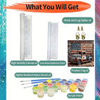 CHWGLFGG Vintage Truck Paint by Numbers Kit - Image 8