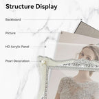 DIKAR 4x6 Vintage Picture Frames, Retro Silver Baroque Photo Frame - Image 7