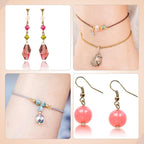Junkin 1400 Pcs Eye Pins Mix Jewelry Findings 0.63 * 0.79 * 1.18 in Open Eye - Image 4