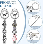 Tondiamo 24 Pcs Beadable Keychain Bars Bulk Beads - Image 4