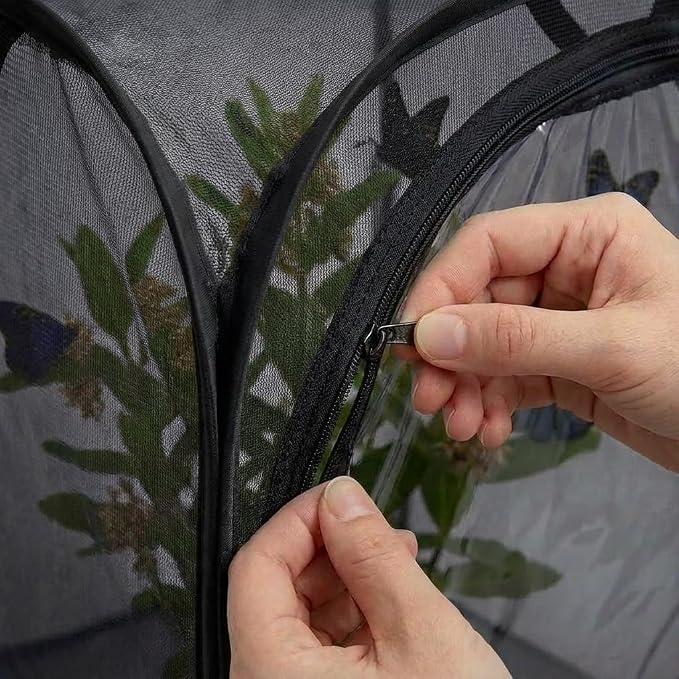 Insect & Butterfly Habitat Cage, Portable Pop-Up Terrarium - Image 4