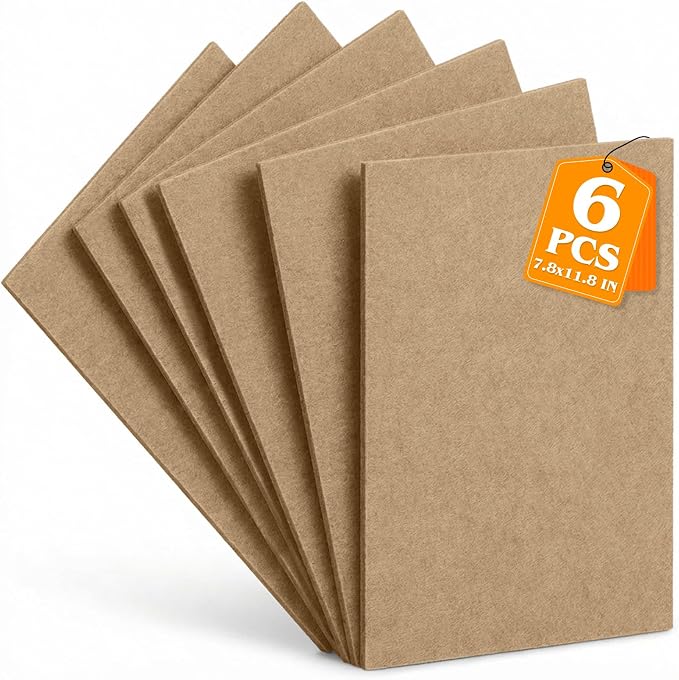 Tan Stiff Felt Sheets 2mm Thick by Grainear