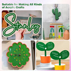 Adrattnay Green Acrylic Sheets 1/8" Thick, - Image 7