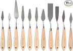 CONDA 11 Piece Stainless Steel Spatula Palette Knife Professional Palette Knife by CONDA