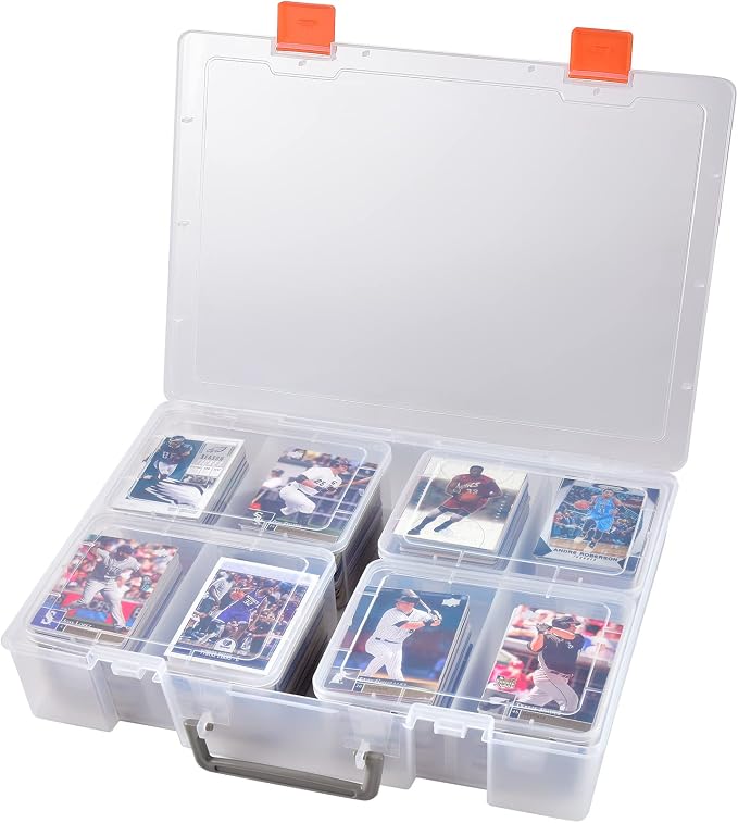 ALCYON 1600+ Baseball Card Storage Box, Sports Cards Holder Organizer Hard by ALCYON